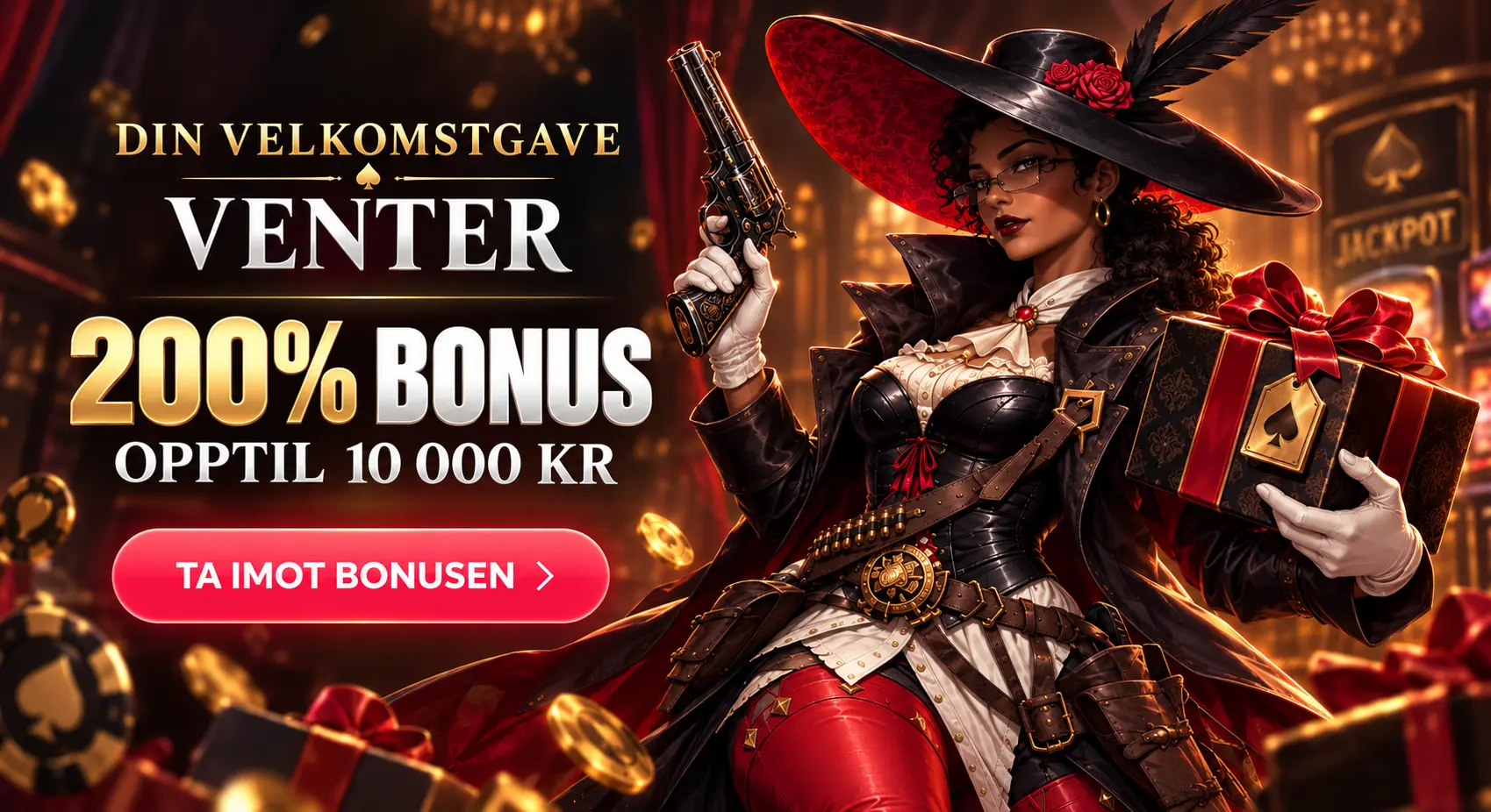 TrivelaBet Casino velkomstbonus 200% opptil 10 000 kr med gavepakke